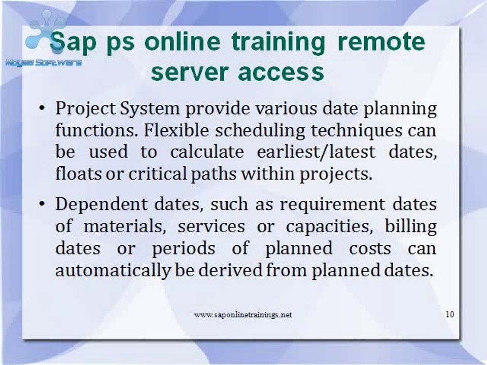 sap ps online training remote server access