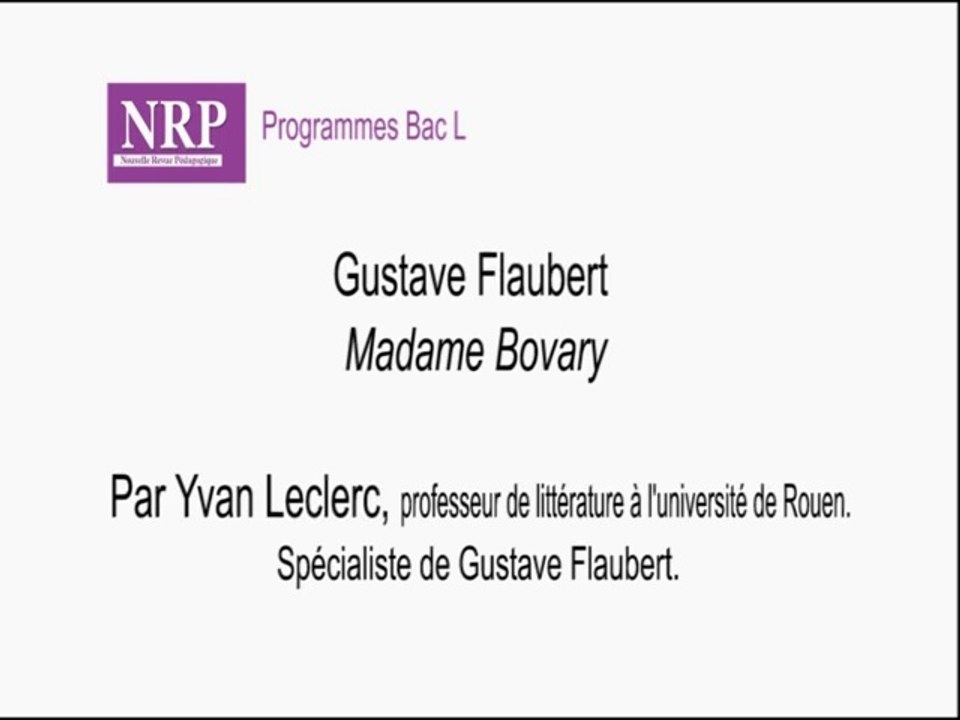 Le bovarysme