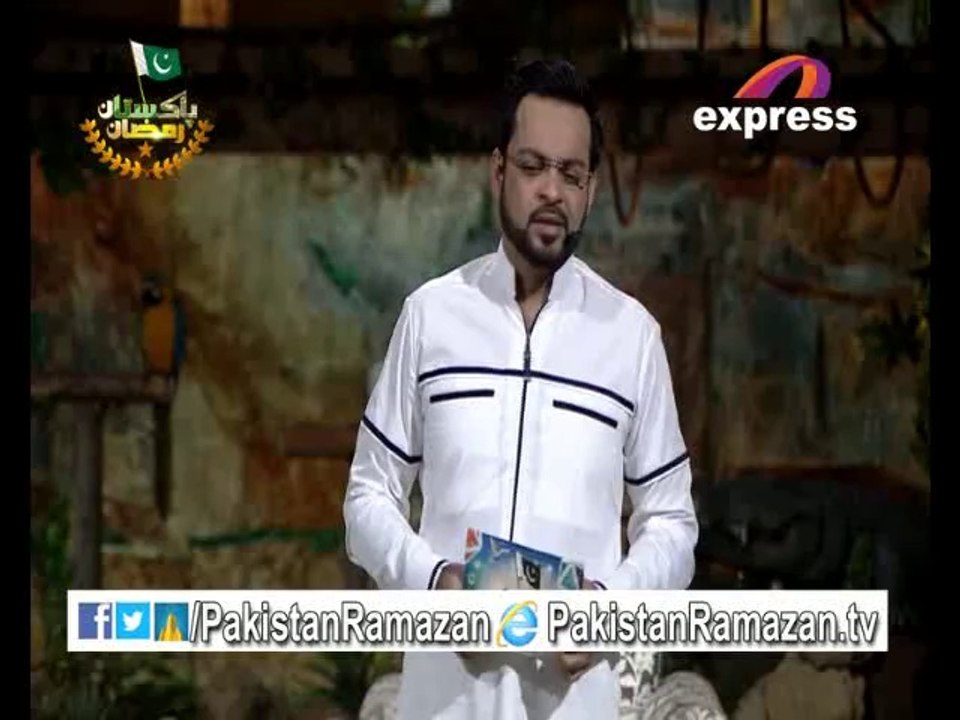 26th Iftari intro Iftar Aamir ke sath in Pakistan Ramazan 25-7-2014 Part 1