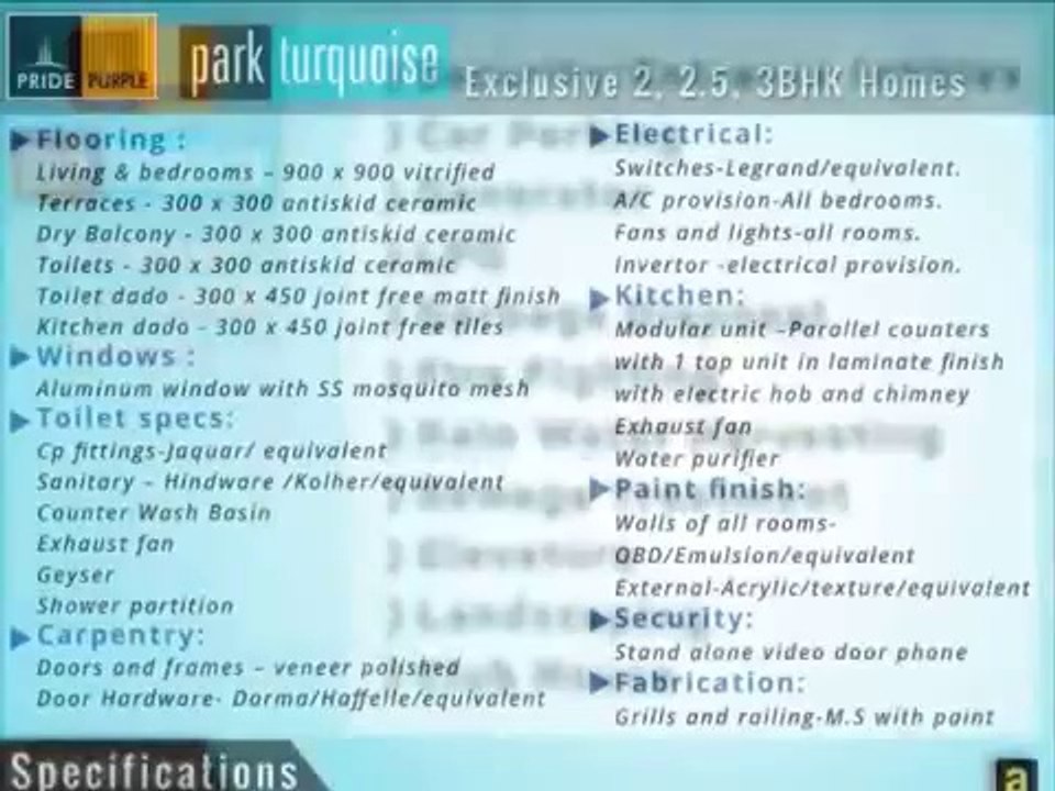 Park Turquoise, Pune by Pride Purple group