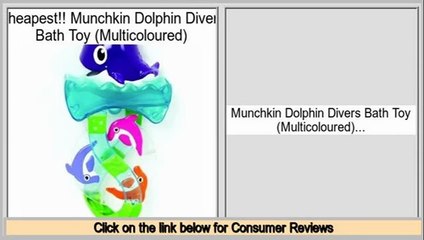 Sale Best Munchkin Dolphin Divers Bath Toy (Multicoloured)