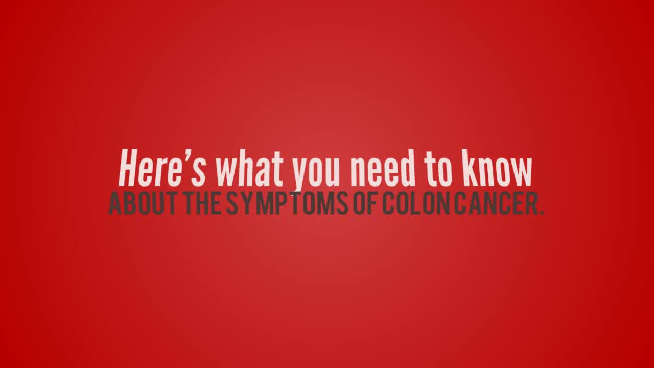 Colon Cancer Symptoms