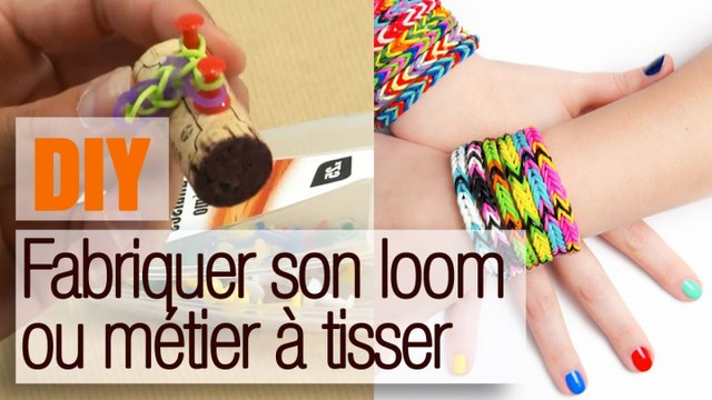 Fabriquer un loom ou métier à tisser Rainbow Loom - Tuto DIY