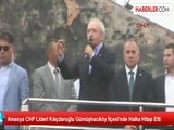 Amasya CHP Lideri Kılıçdaroğlu Gümüşhacıköy İlçesi'nde Halka Hitap Etti