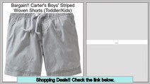 Best Carter's Boys' Striped Woven Shorts (Toddler/Kids)