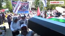 İsrail'in Gazze saldırılarının protesto edilmesi - Kocatepe Camii (1) -