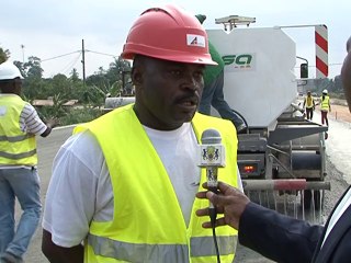 Avancement du projet de route nationale - 1/2