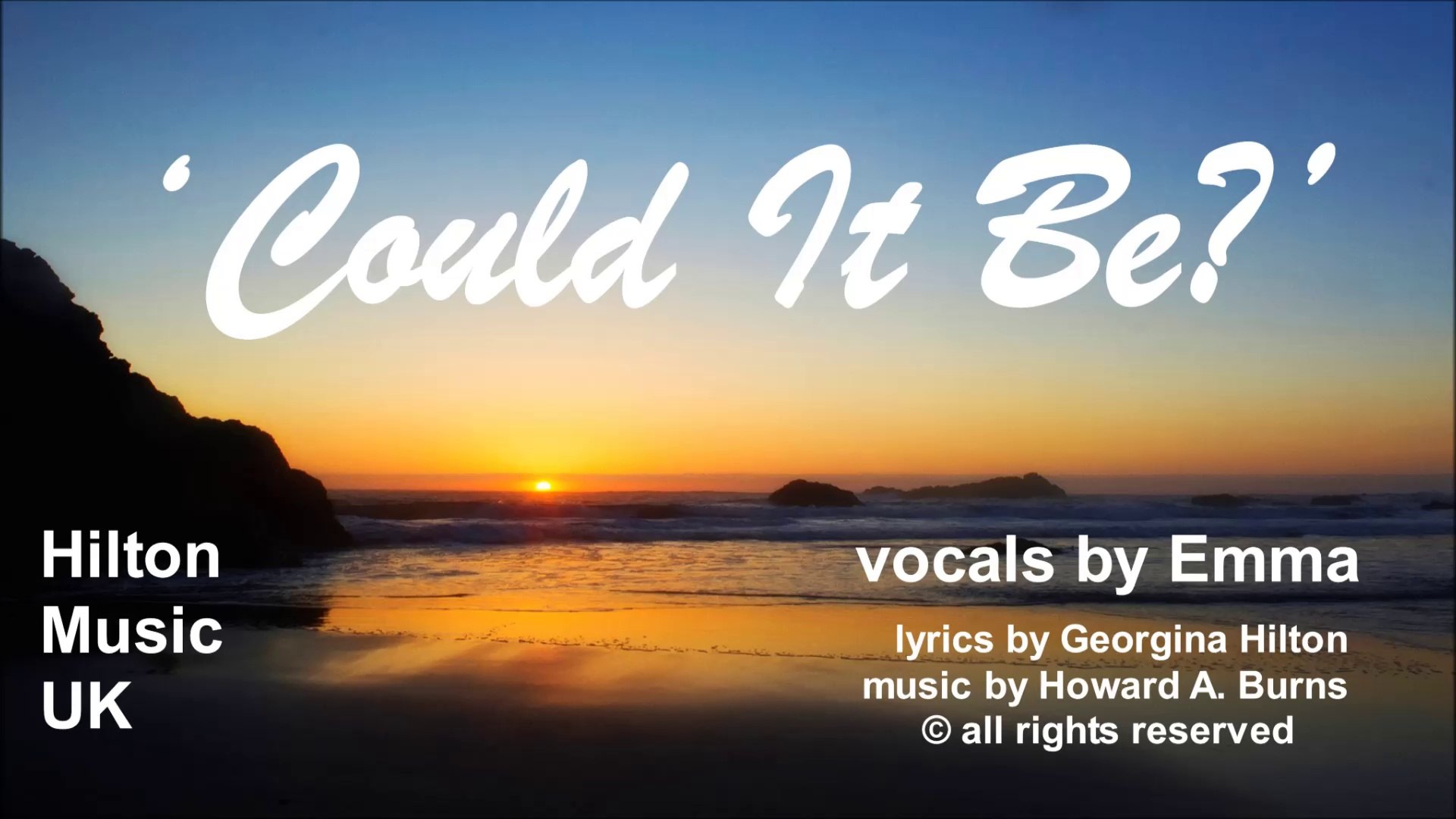 ⁣'COULD IT BE?'  classical crossover / musical theatre (theater) love song from Hilton Musi