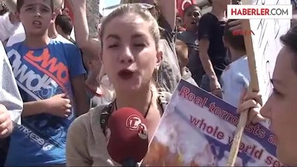 İsrail Kosova'da Protesto Edildi