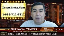 New York Yankees vs. Toronto Blue Jays Pick Prediction MLB Odds Preview 7-25-2014