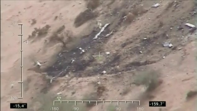 Premières images aériennes de la zone du crash du vol d'Air Algérie