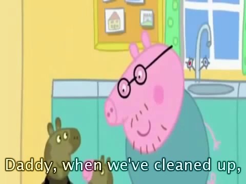 Peppa Pig Muddy Puddles with subtitles