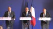 Conférence de presse conjointe de L. Fabius, F. Cuvillier et J.-Y. Le Drian (25/07/2014)