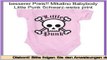 Am besten bewertet Mikalino Babybody Little Punk Schwarz-weiss print