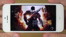 Modern Combat 5 iPhone 5 4K Gaming Review