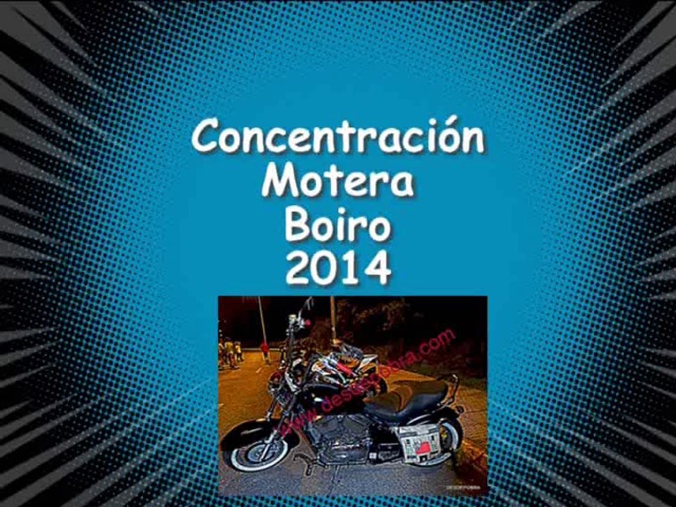 Minuto de silencio en la Concentración Motera Boiro 2014