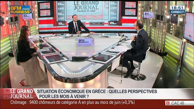 Céline Antonin et Benaouda Abdeddaïm, dans Le Grand Journal – 25/07 4/7