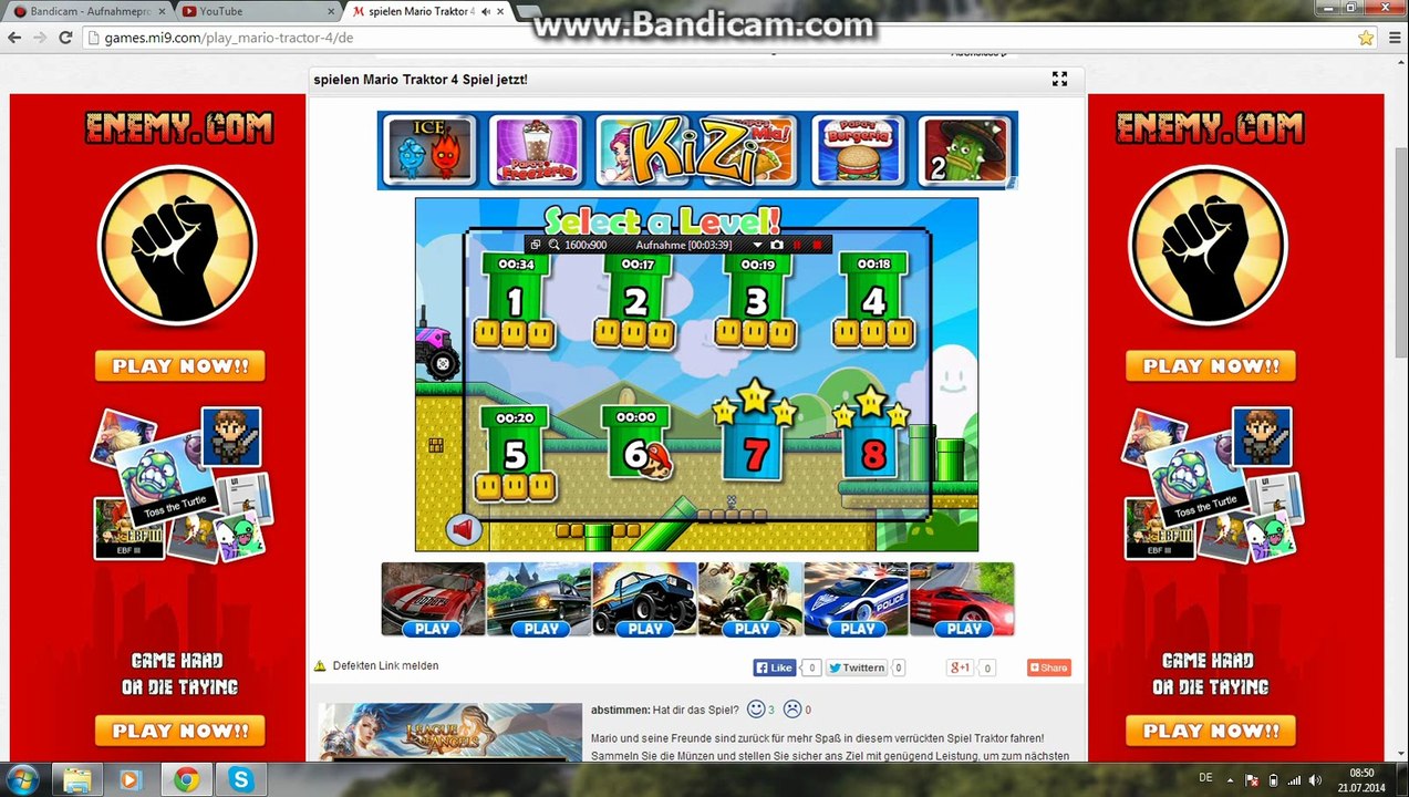Mario Tactor 4-Mario Online game des Monats-Part-Juli 2014-Gameplay