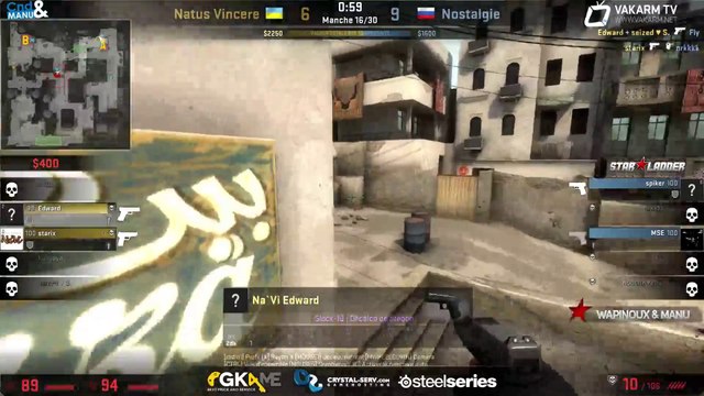 Starladder X - Natus Vincere vs Nostalgie - de_dust2