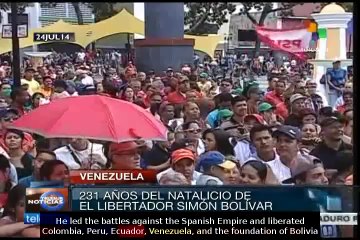 Venezuelans celebrate validity of Bolivarian ideals