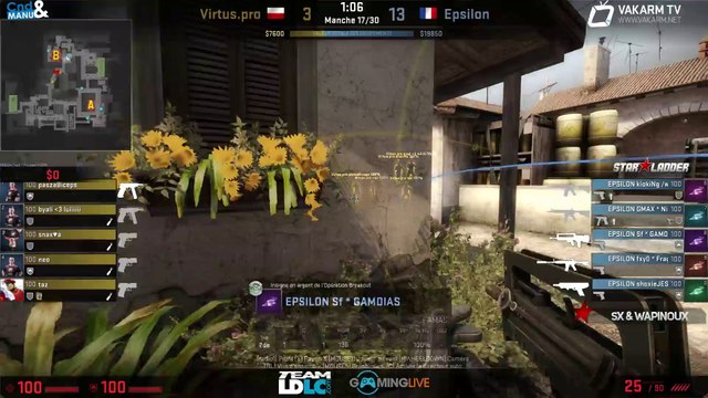 Starladder X - Epsilon vs virtus Pro - de_inferno