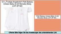 Niedrige Preise Petit Bateau Unisex Baby (0-24 Monate) Body LOT 2P MC