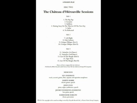 Ian Anderson isolated vocals - Chateau D'Herouville Sessions