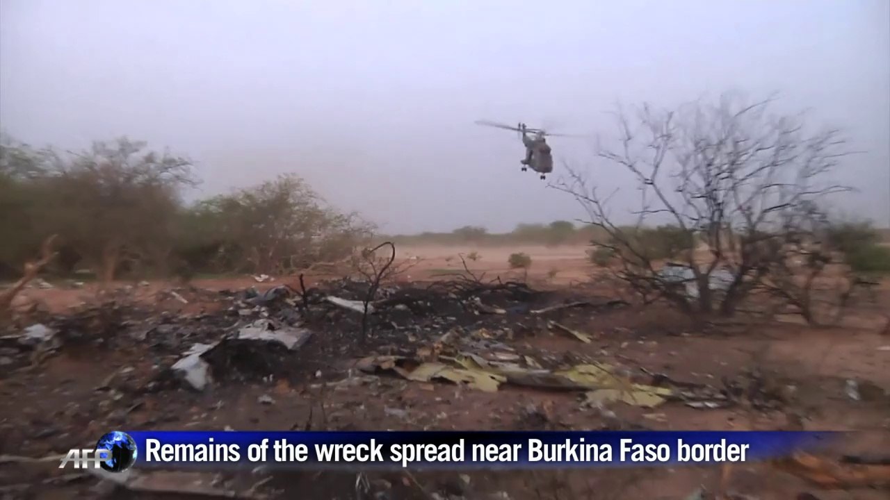 First images from Mali of wreckage of Air Algerie AH5017