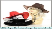 effizient "Preis am Stiel, Cowboyhut Wildlederimitat," schwarz"""