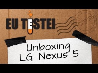 Nexus 5 D821 LG Smartphone - Vídeo Unboxing Brasil