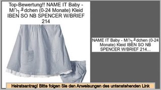 kosteng�nstig NAME IT Baby - M�dchen (0-24 Monate) Kleid IBEN SO NB SPENCER W/BRIEF 214