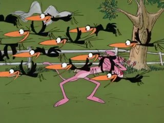 The Pink Panther in _Pink on the Cob_- Animated Cartoon Series