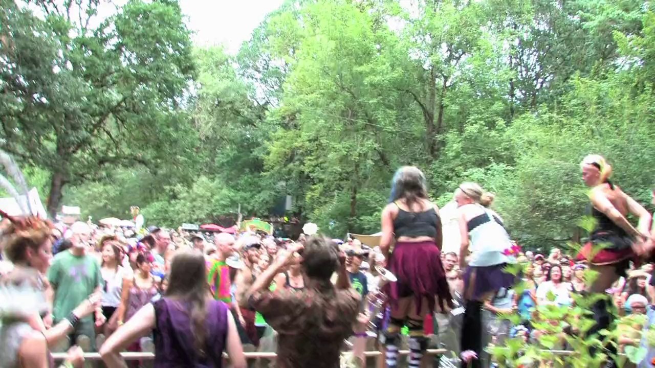 MarchFourth Marching Band @ Oregon Country Fair 2014 - "Magic Number"