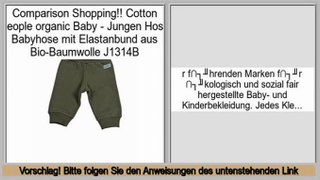 billig Cotton People organic Baby - Jungen Hose Babyhose mit Elastanbund aus Bio-Baumwolle J1314B