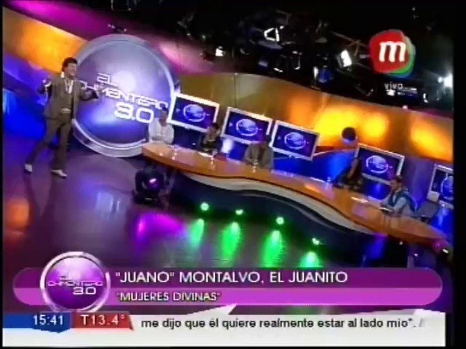 Juan Montalvo cantó "Mujeres Divinas"