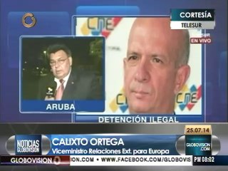 Ortega: EEUU no tiene fundamentos para extraditar a Carvajal