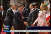 Peña Nieto recibe a primer ministro japonés Shinzo Abe
