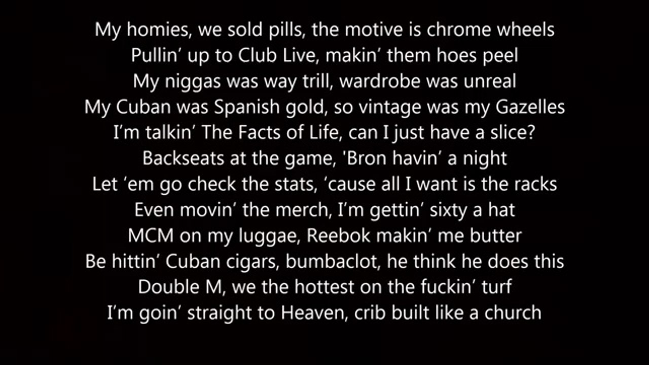 Curren$y - Choosin ft. Wiz Khalifa & Rick Ross (LYRICS ON SCREEN)