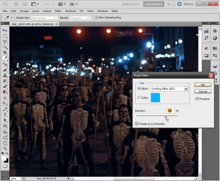 Photo Color Filters Adobe Photoshop CS5