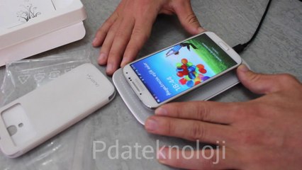 Скачать видео: Samsung Galaxy S4 i9500 Orijinal Kablosuz Şarj Padi EP-P100IEWEGWW ve Şarj Kapağı İnceleme