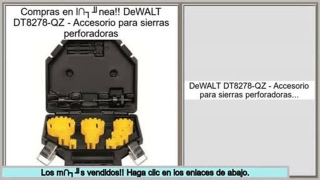 ofertas DeWALT DT8278-QZ - Accesorio para sierras perforadoras