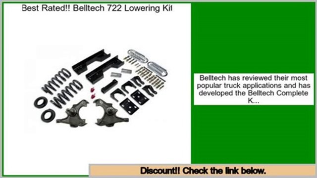 Consumer Reviews Belltech 722 Lowering Kit