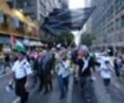 İsrail'in Gazze'ye saldırıları New York'ta protesto edildi