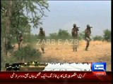 Dunya news-Over 500 terrorists killed, 34 soldiers martyred during Zarb-e-Azb: report