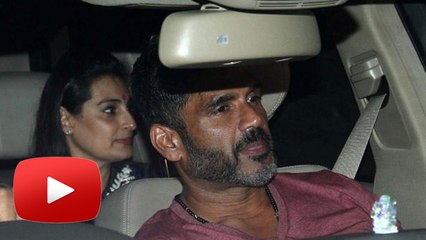 Sunil Shetty @ Salman Khan's KICK Screening !