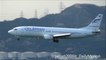 Airbus A320 Landing in Hong Kong International Airport. City Airways Flight E8 256 from Phuket