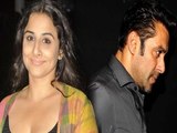 Salman Khan Ignores Question On Vidya Balan