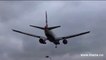 British Airways  BA Boeing 772 landing at Heathrow Airport UK