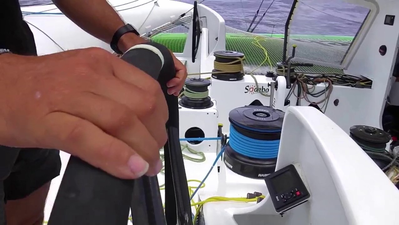 Sodebo voile - Thomas Coville : Une transat' d'entrainement à bord de Sodebo Ultim'