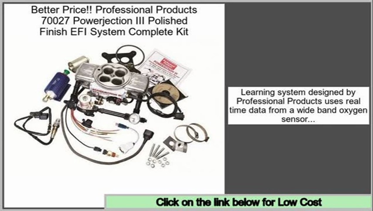 Reviews And Ratings Professional Products 70027 Powerjection III Polished Finish EFI System Complete Kit